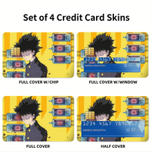 Load image into Gallery viewer, Mob Psycho 100 Shigeo Kageyama  Credit Card Skins (4-in-1 Pack)
