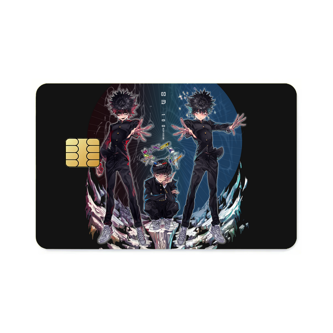 Mob Psycho 100 Shigeo Kageyama  Credit Card Skins (4-in-1 Pack)