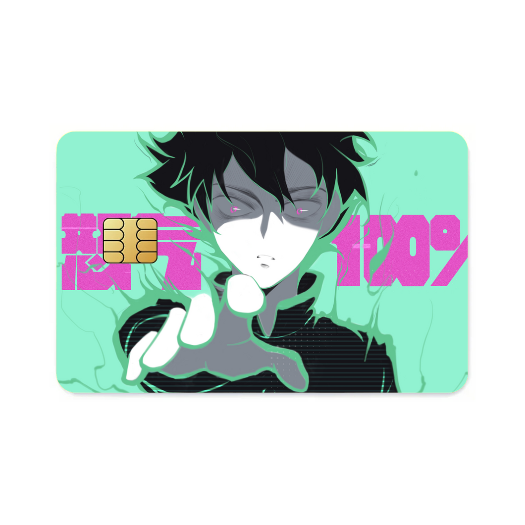 Mob Psycho 100 Shigeo Kageyama  Credit Card Skins (4-in-1 Pack)