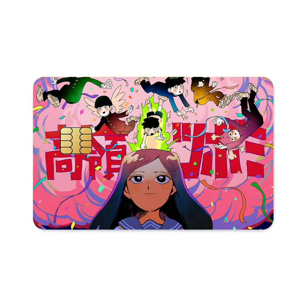 Mob Psycho 100 Shigeo Kageyama  Credit Card Skins (4-in-1 Pack)