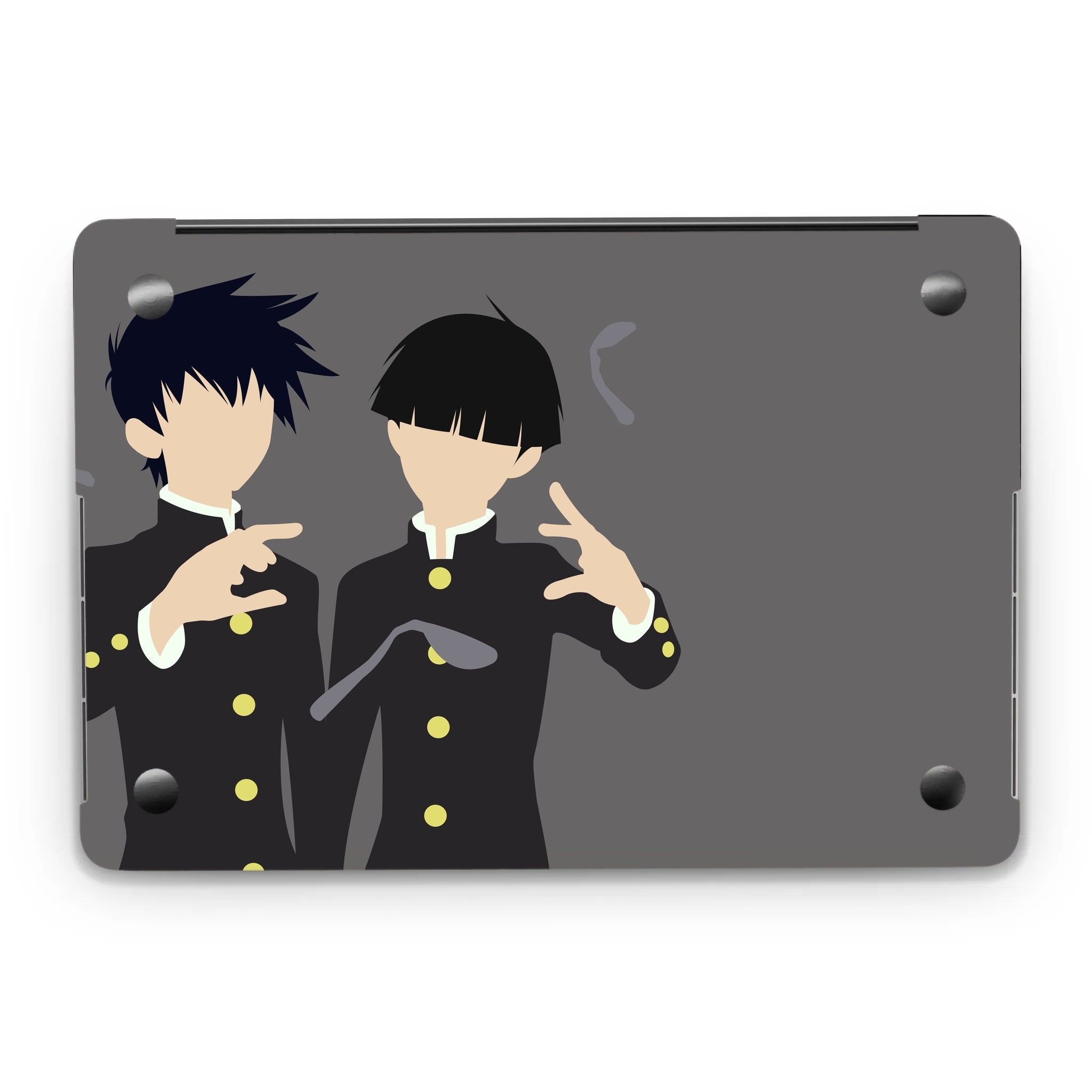 Shigeo Ritsu Mob Psycho 100 Shigeo Kageyama, Ritsu Kageyama Macbook Skin
