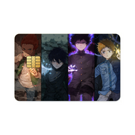 Mob Psycho 100 Shigeo Kageyama, Ritsu Kageyama, Teruki Hanazawa  Credit Card Skins (4-in-1 Pack)