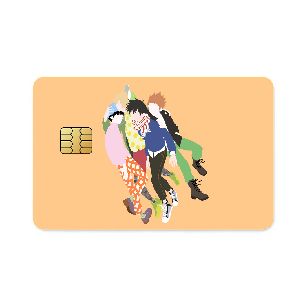 Mob Psycho 100 Shigeo Kageyama, Ritsu Kageyama, Teruki Hanazawa  Credit Card Skins (4-in-1 Pack)