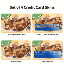 Load image into Gallery viewer, Mob Psycho 100 Shigeo Kageyama, Teruki Hanazawa  Credit Card Skins (4-in-1 Pack)
