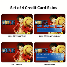 Load image into Gallery viewer, Monkey D. Luffy  Credit Card Skins (4-in-1 Pack)
