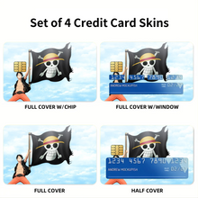 Load image into Gallery viewer, Monkey D. Luffy  Credit Card Skins (4-in-1 Pack)
