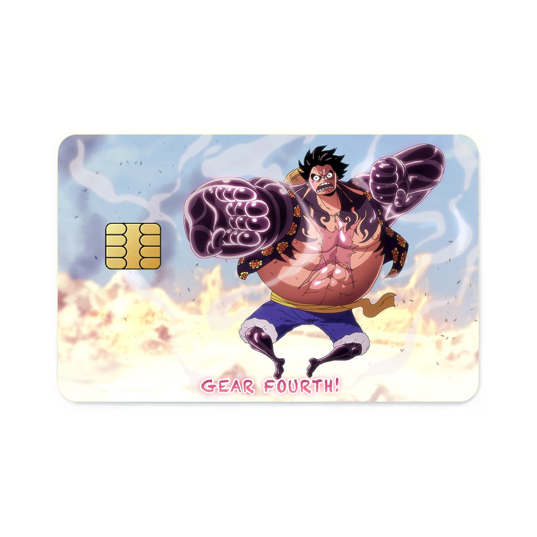 Monkey D. Luffy (Gear fourth)  Credit Card Skins (4-in-1 Pack)