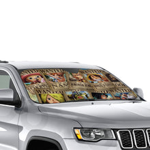 Load image into Gallery viewer, Monkey D. Luffy&#39;s crew wanted  Car Sunshade
