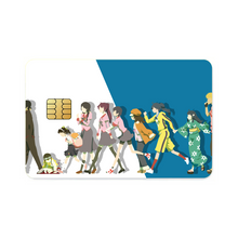 Load image into Gallery viewer, Monogatari Minimalist March of the Oddities V1  Credit Card Skins (4-in-1 Pack)
