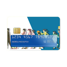 Load image into Gallery viewer, Monogatari Minimalist March of the Oddities V1  Credit Card Skins (4-in-1 Pack)
