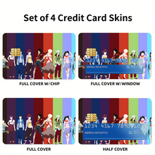 Load image into Gallery viewer, Monogatari Minimalist V2  Credit Card Skins (4-in-1 Pack)
