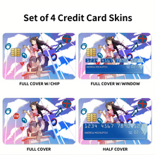 Load image into Gallery viewer, Monogatari (Series)  Credit Card Skins (4-in-1 Pack)
