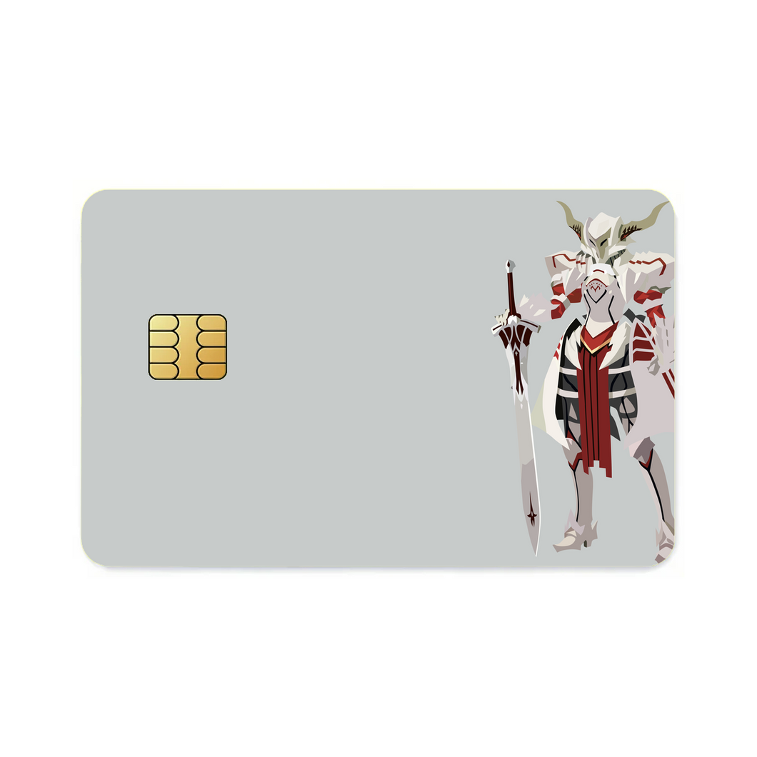 Mordred (Fate Apocrypha) Minimalist Credit Card Skins (4-in-1 Pack)