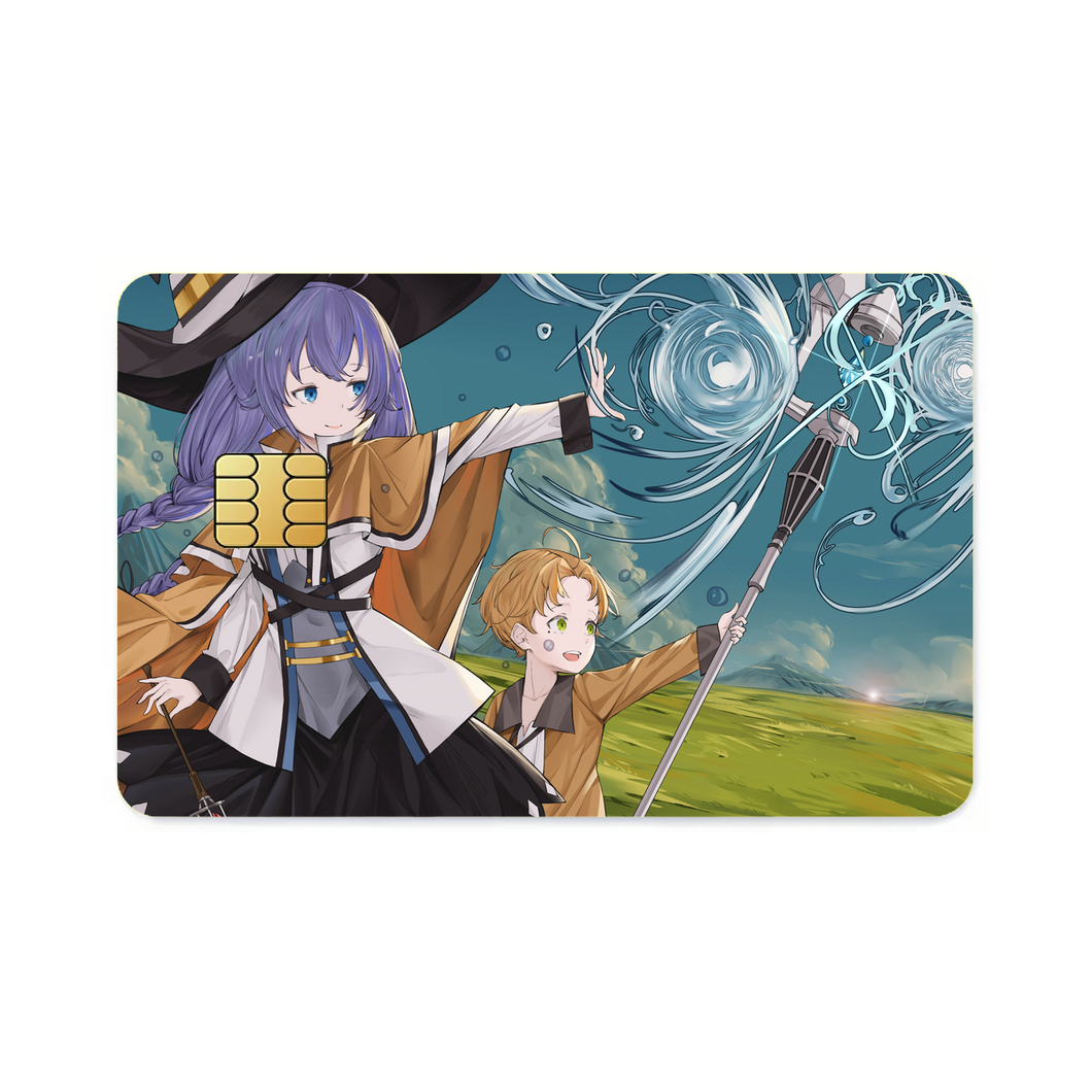 Mushoku Tensei: Jobless Reincarnation Roxy Migurdia, Rudeus Greyrat  Credit Card Skins (4-in-1 Pack)