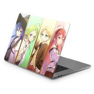 Mushoku Tensei: Jobless Reincarnation Roxy Migurdia, Rudeus Greyrat, Eris Boreas Greyrat, Sylphiette  Macbook Skin