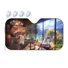 Load image into Gallery viewer, Mushoku Tensei: Jobless Reincarnation Roxy Migurdia, Rudeus Greyrat, Eris Boreas Greyrat, Sylphiette, Orsted  Car Sunshade
