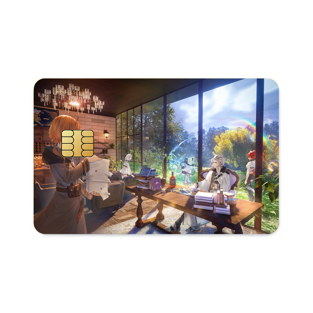 Mushoku Tensei: Jobless Reincarnation Roxy Migurdia, Rudeus Greyrat, Eris Boreas Greyrat, Sylphiette, Orsted  Credit Card Skins (4-in-1 Pack)