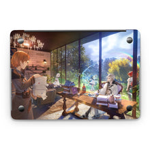 Load image into Gallery viewer, Mushoku Tensei: Jobless Reincarnation Roxy Migurdia, Rudeus Greyrat, Eris Boreas Greyrat, Sylphiette, Orsted  Macbook Skin
