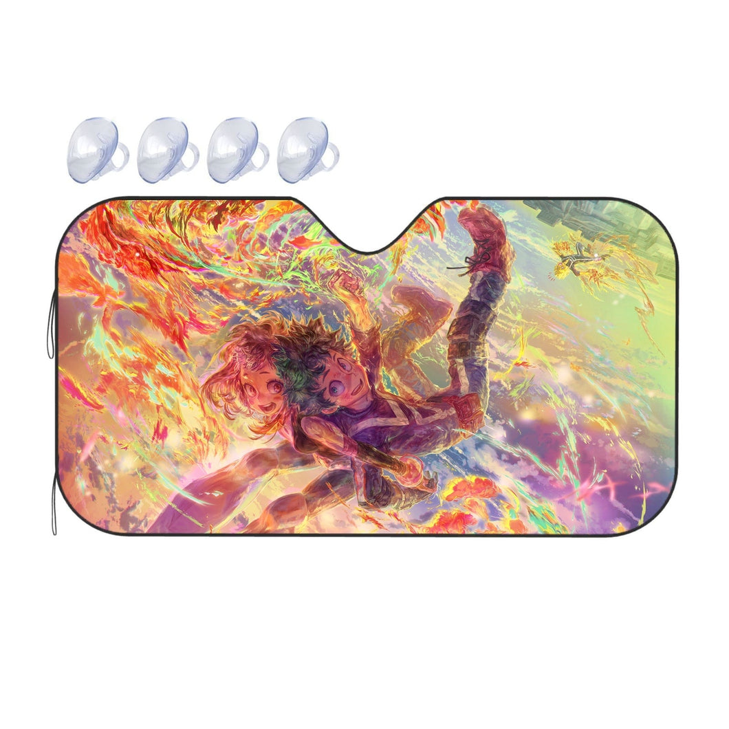 My Hero Academia Izuku Midoriya  Car Sunshade
