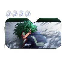 Load image into Gallery viewer, My Hero Academia Izuku Midoriya  Car Sunshade
