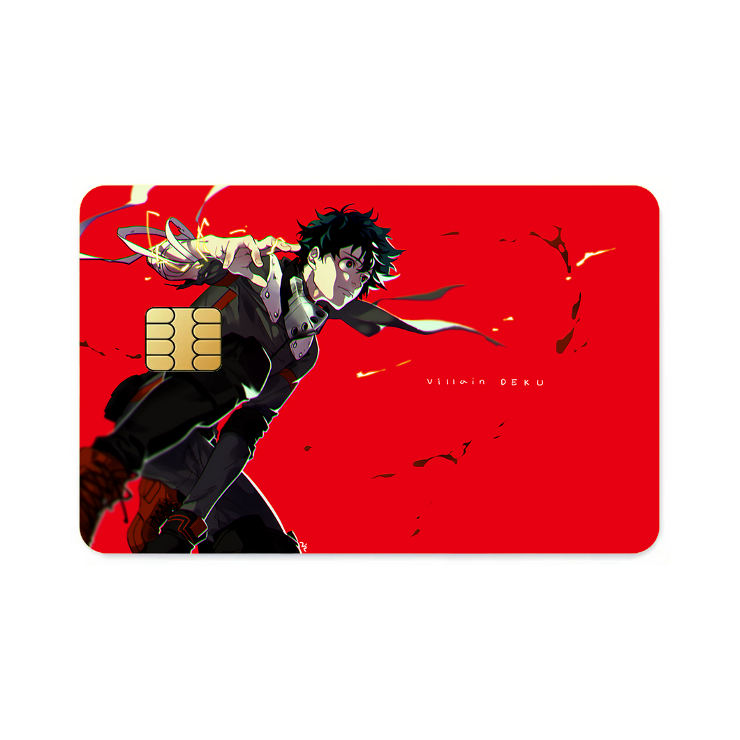 My Hero Academia Izuku Midoriya  Credit Card Skins (4-in-1 Pack)