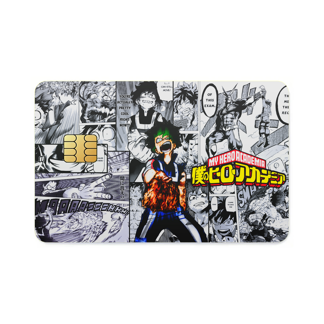 My Hero Academia Izuku Midoriya  Credit Card Skins (4-in-1 Pack)