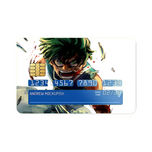 Load image into Gallery viewer, My Hero Academia Izuku Midoriya  Credit Card Skins (4-in-1 Pack)
