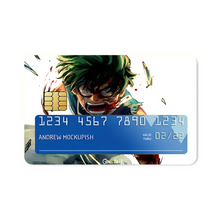 Load image into Gallery viewer, My Hero Academia Izuku Midoriya  Credit Card Skins (4-in-1 Pack)
