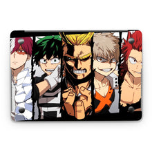 Load image into Gallery viewer, My Hero Academia Izuku Midoriya, Katsuki Bakugou, All Might  Macbook Skin
