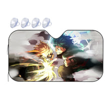Load image into Gallery viewer, My Hero Academia Izuku Midoriya, Katsuki Bakugou  Car Sunshade
