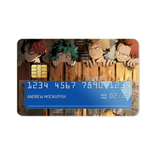 Load image into Gallery viewer, My Hero Academia Izuku Midoriya, Katsuki Bakugou  Credit Card Skins (4-in-1 Pack)
