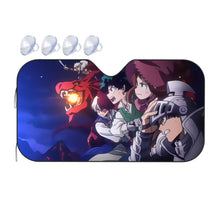 Load image into Gallery viewer, My Hero Academia Izuku Midoriya, Katsuki Bakugou, Tenya Iida  Car Sunshade
