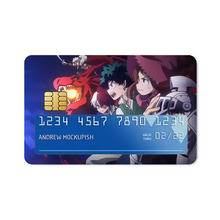 Load image into Gallery viewer, My Hero Academia Izuku Midoriya, Katsuki Bakugou, Tenya Iida  Credit Card Skins (4-in-1 Pack)
