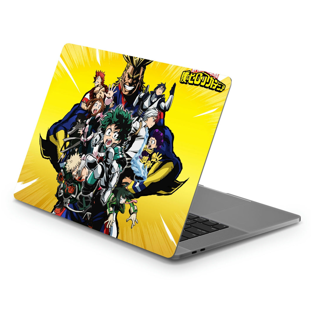 My Hero Academia Izuku Midoriya, Katsuki Bakugou, Tenya Iida, Shouta Aizawa, Tsuyu Asui  Macbook Skin
