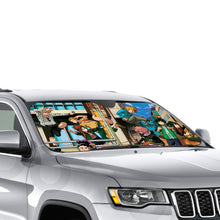 Load image into Gallery viewer, My Hero Academia Izuku Midoriya, Katsuki Bakugou, Tsuyu Asui  Car Sunshade
