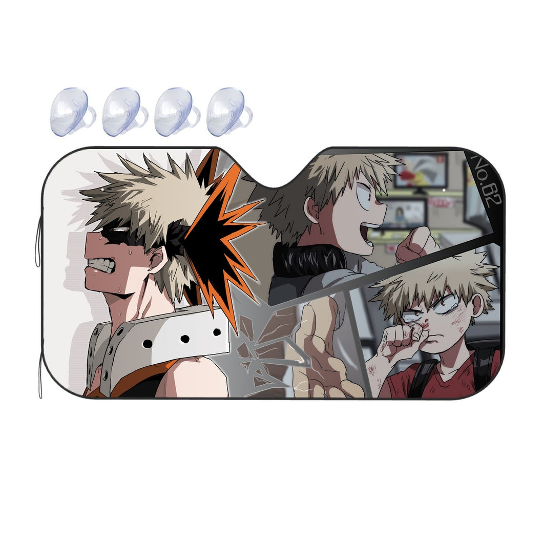 My Hero Academia Katsuki Bakugou  Car Sunshade