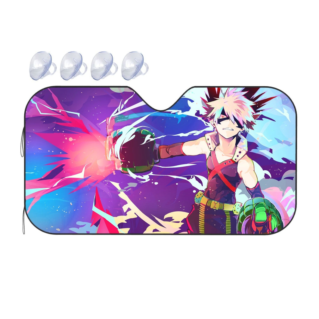 My Hero Academia Katsuki Bakugou  Car Sunshade