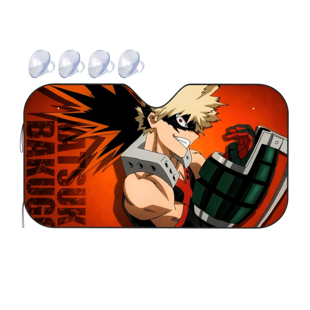 My Hero Academia Katsuki Bakugou  Car Sunshade