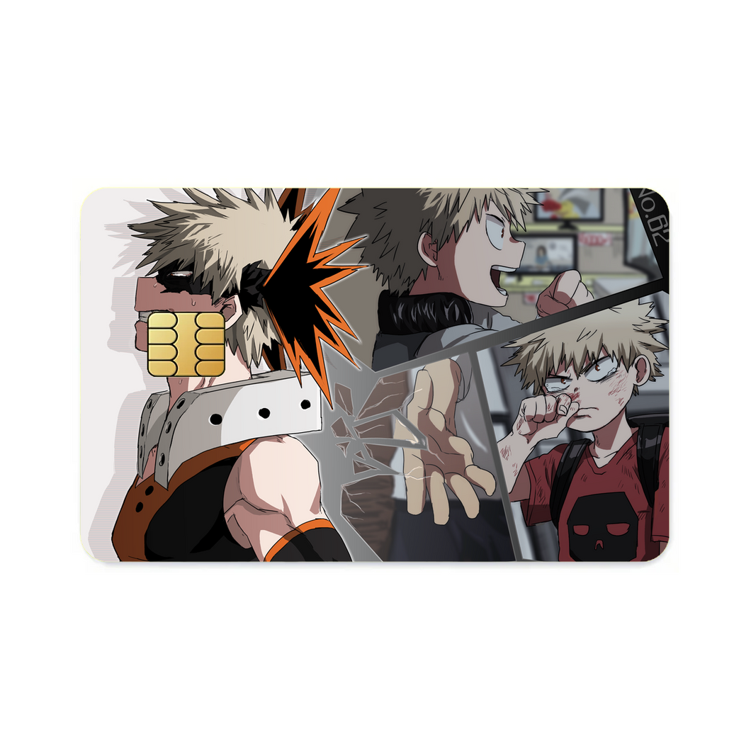 My Hero Academia Katsuki Bakugou  Credit Card Skins (4-in-1 Pack)