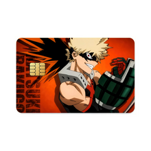 Load image into Gallery viewer, My Hero Academia Katsuki Bakugou  Credit Card Skins (4-in-1 Pack)
