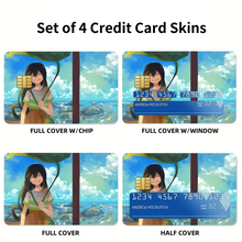 Load image into Gallery viewer, My Hero Academia Tsuyu Asui  Credit Card Skins (4-in-1 Pack)
