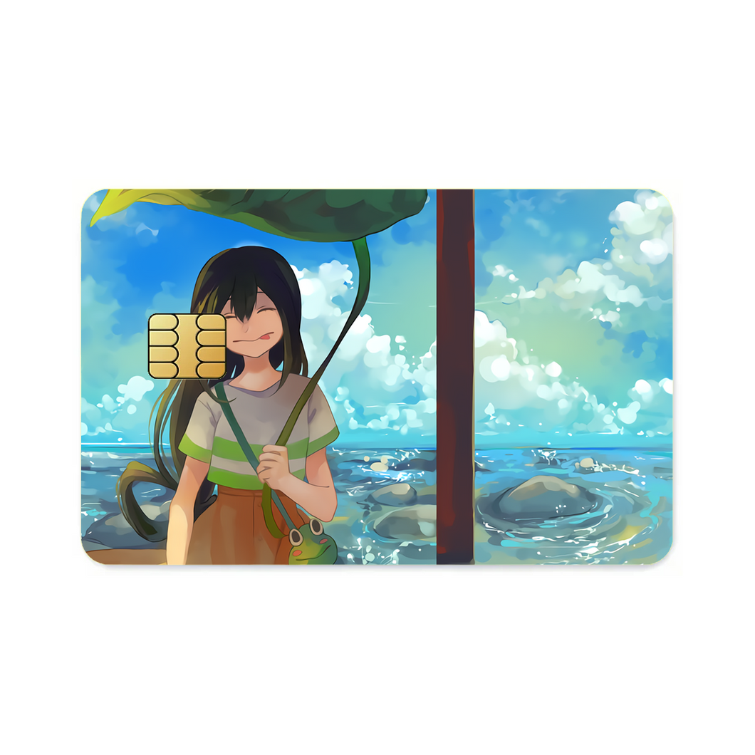 My Hero Academia Tsuyu Asui  Credit Card Skins (4-in-1 Pack)