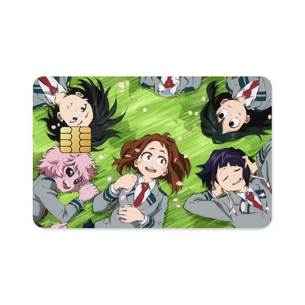 My Hero Academia Tsuyu Asui  Credit Card Skins (4-in-1 Pack)