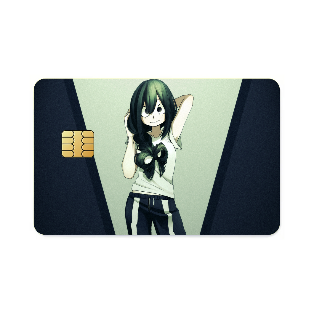 My Hero Academia Tsuyu Asui  Credit Card Skins (4-in-1 Pack)