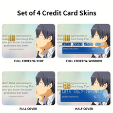 Load image into Gallery viewer, My Teen Romantic Comedy SNAFU Hachiman Hikigaya  Credit Card Skins (4-in-1 Pack)

