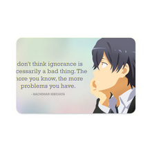 Load image into Gallery viewer, My Teen Romantic Comedy SNAFU Hachiman Hikigaya  Credit Card Skins (4-in-1 Pack)
