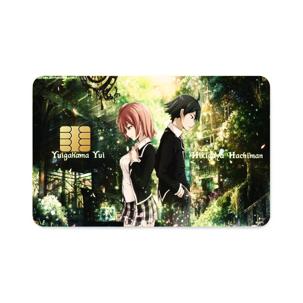 My Teen Romantic Comedy SNAFU Hachiman Hikigaya, Yui Yuigahama  Credit Card Skins (4-in-1 Pack)