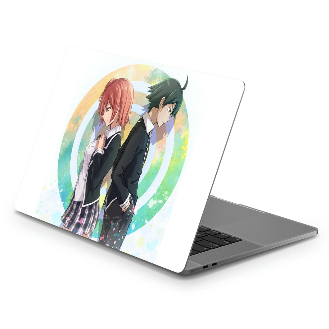 My Teen Romantic Comedy SNAFU Hachiman Hikigaya, Yui Yuigahama  Macbook Skin