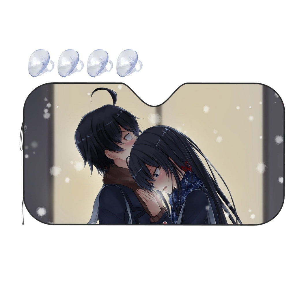 My Teen Romantic Comedy SNAFU Hachiman Hikigaya, Yukino Yukinoshita  Car Sunshade