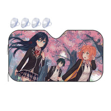 Load image into Gallery viewer, My Teen Romantic Comedy SNAFU Hachiman Hikigaya, Yukino Yukinoshita, Yui Yuigahama  Car Sunshade
